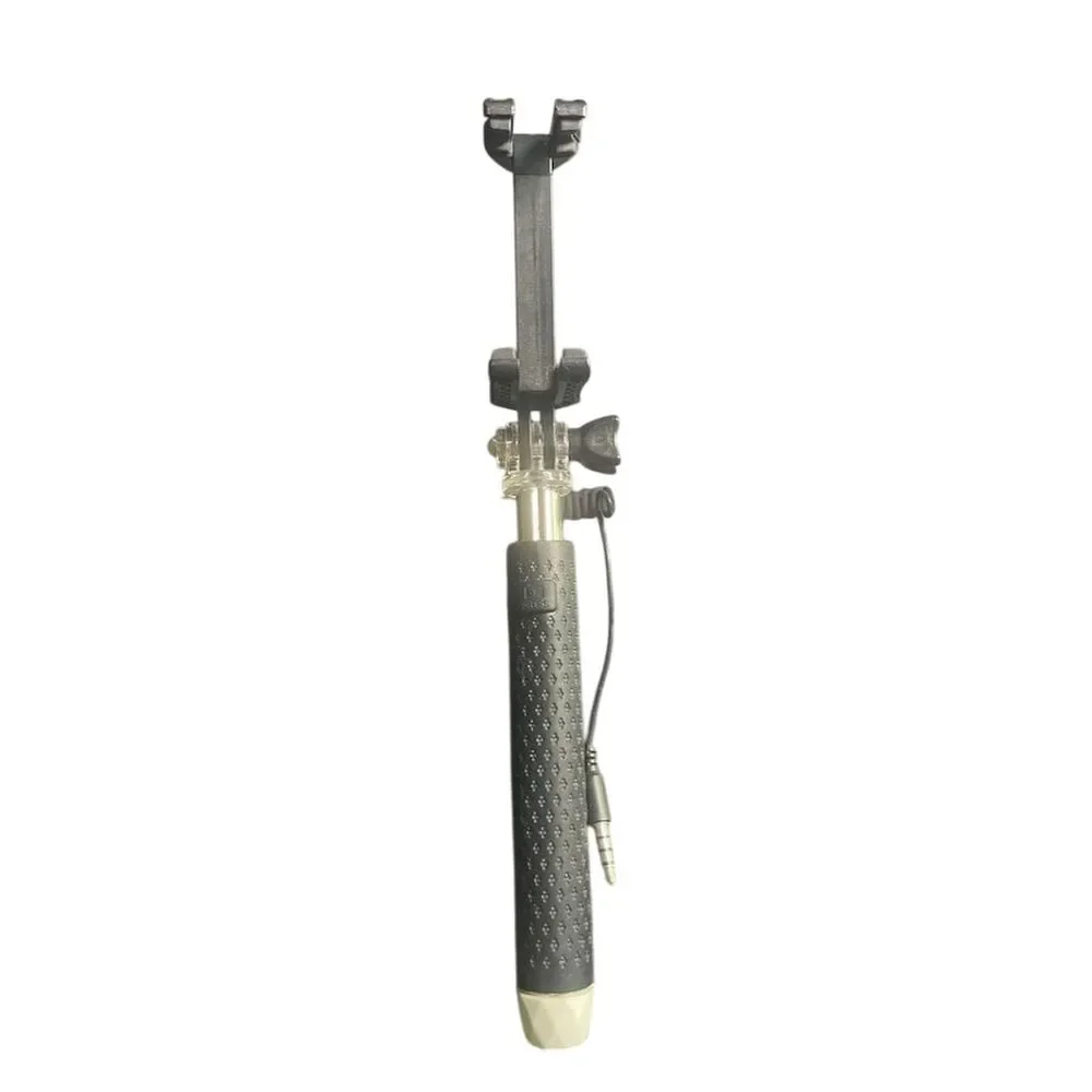 MPOW Black Foldable AUX Selfie Stick for Smartphones